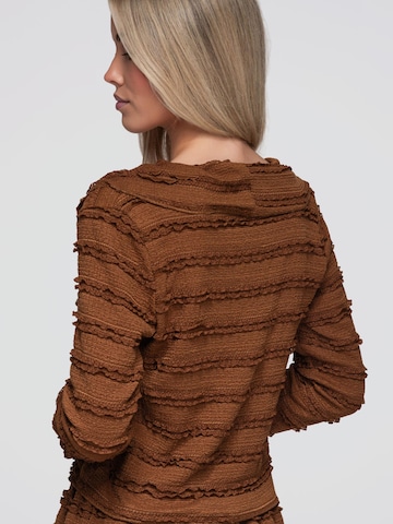 Ombre Blouse in Bruin