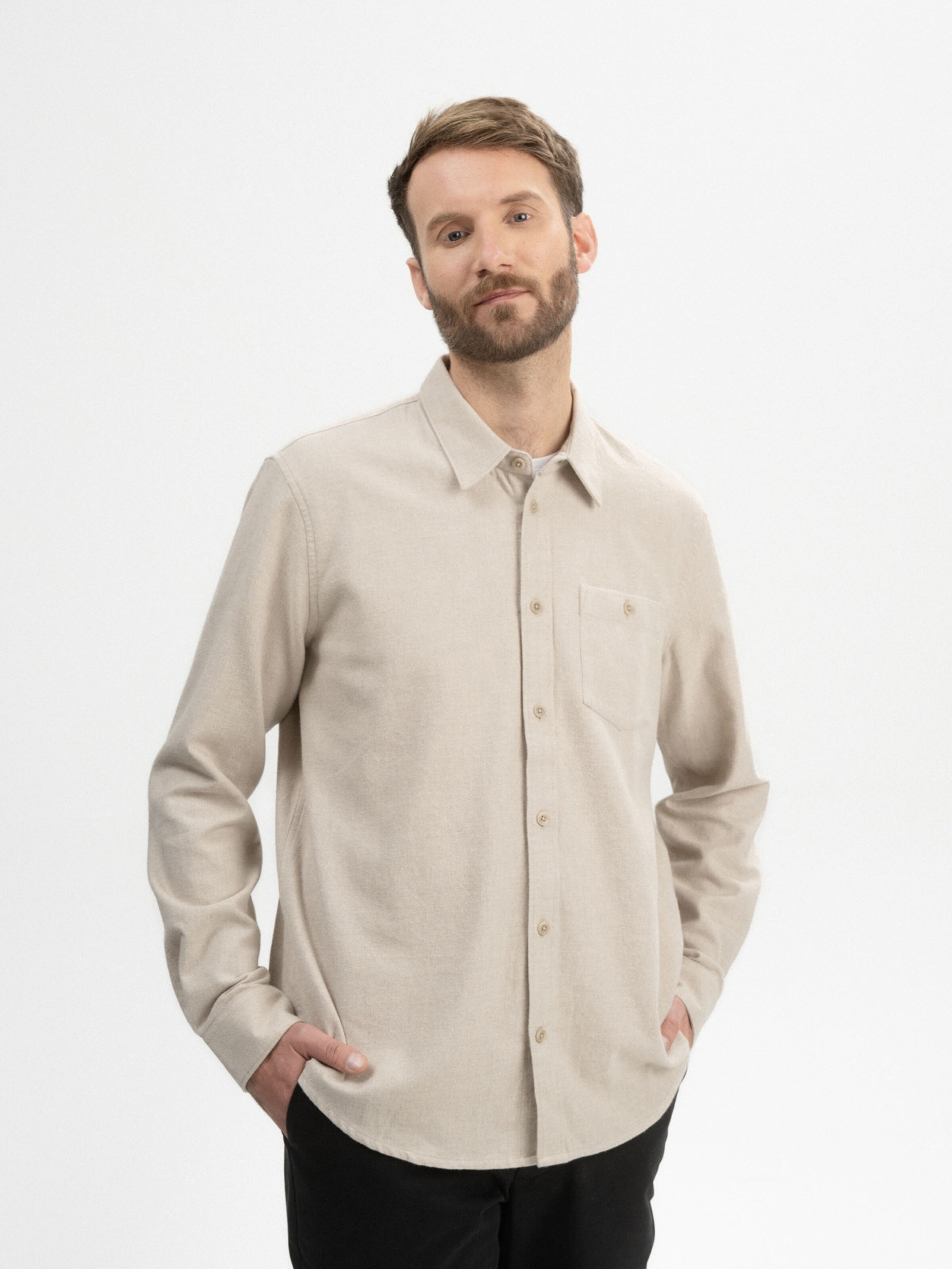MELA Regular fit Overhemd 'Sahel' in Beige | ABOUT YOU