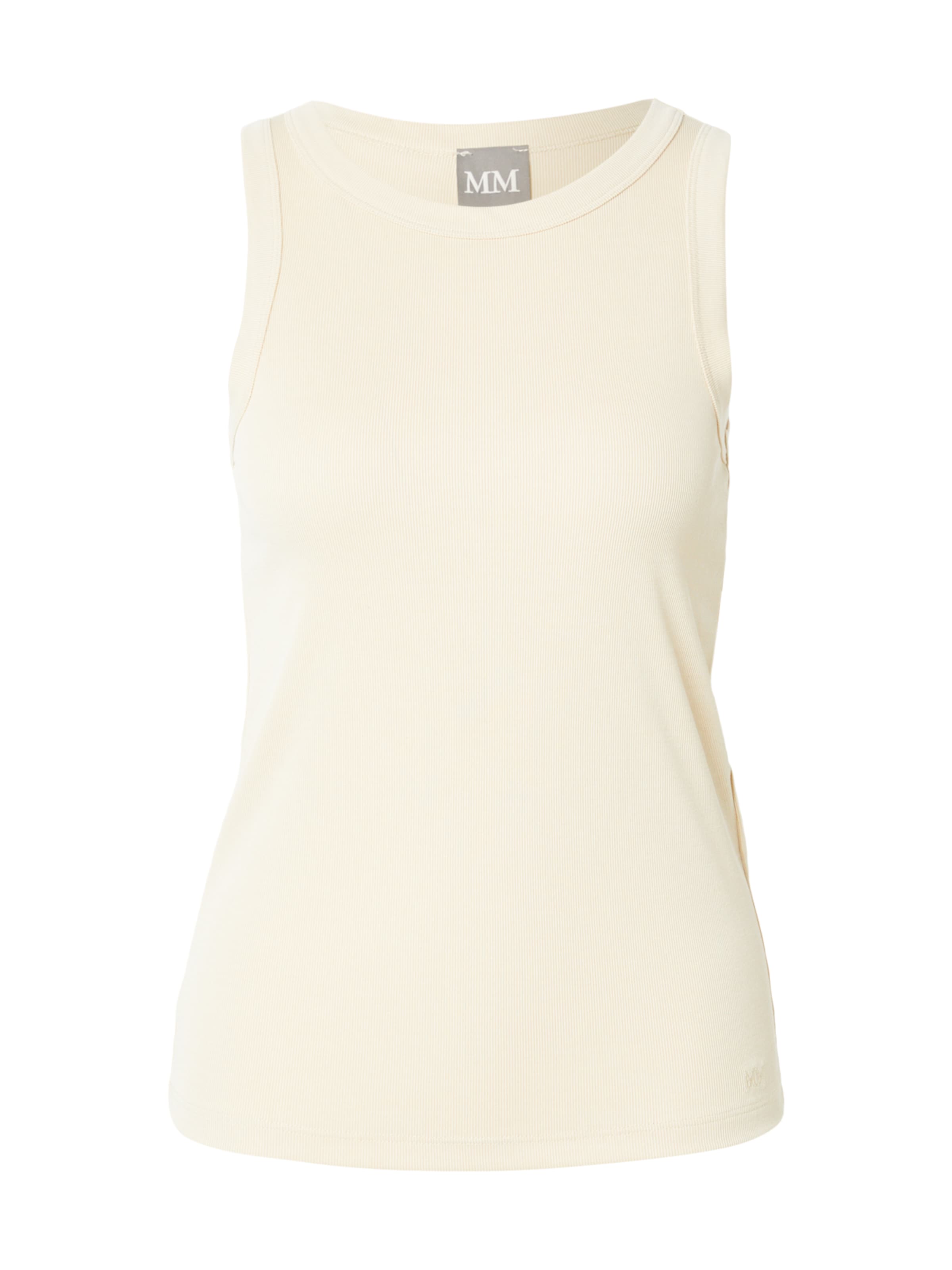 MM by Max Mara Top 'SETA' in Wit: voorkant