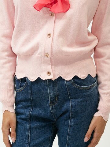 Influencer Knit cardigan 'Fancy' in Pink