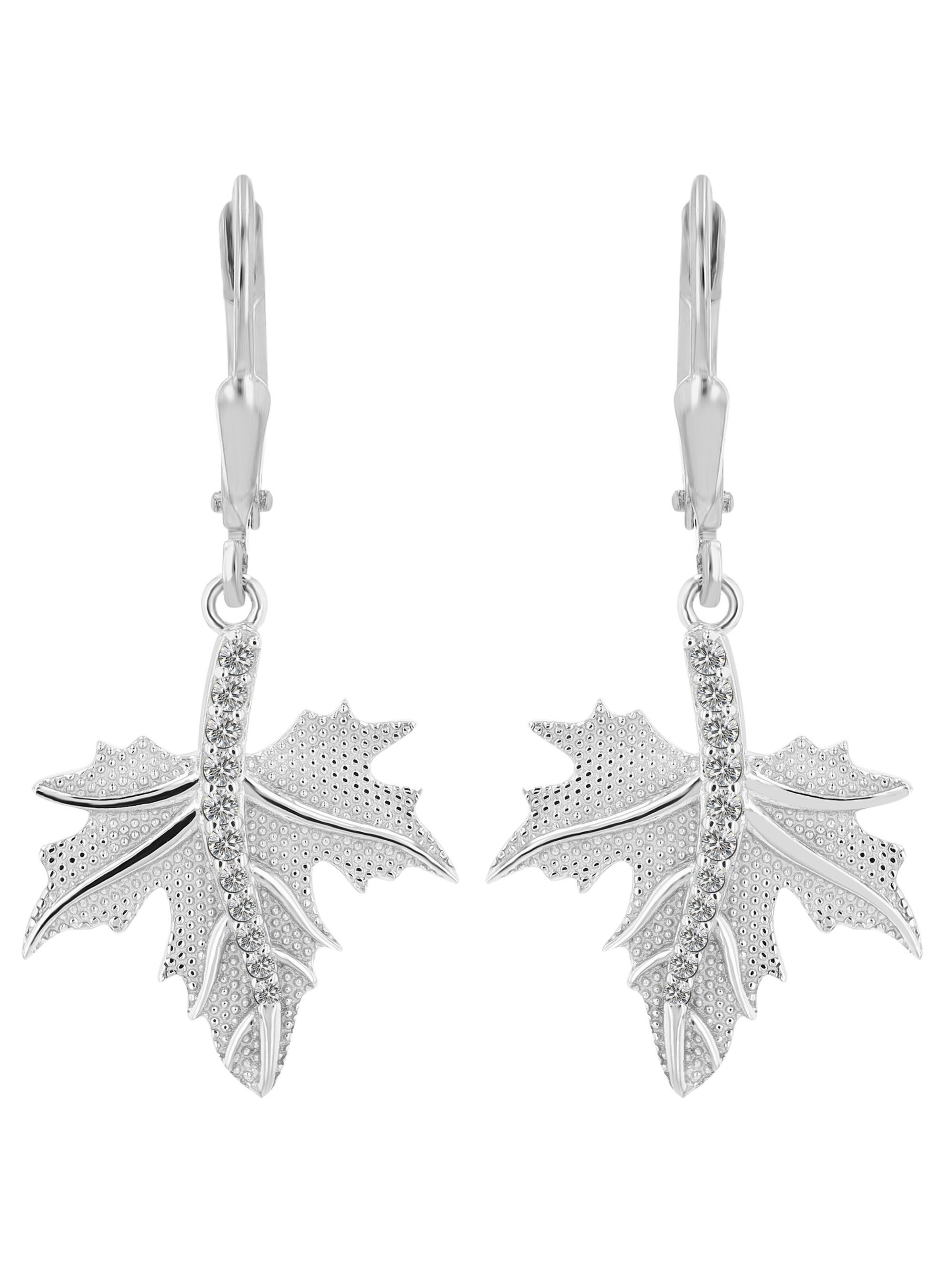 Akzent Earrings 'Esmee, 925 Sterlingsilber, langlebig' in Silver: front