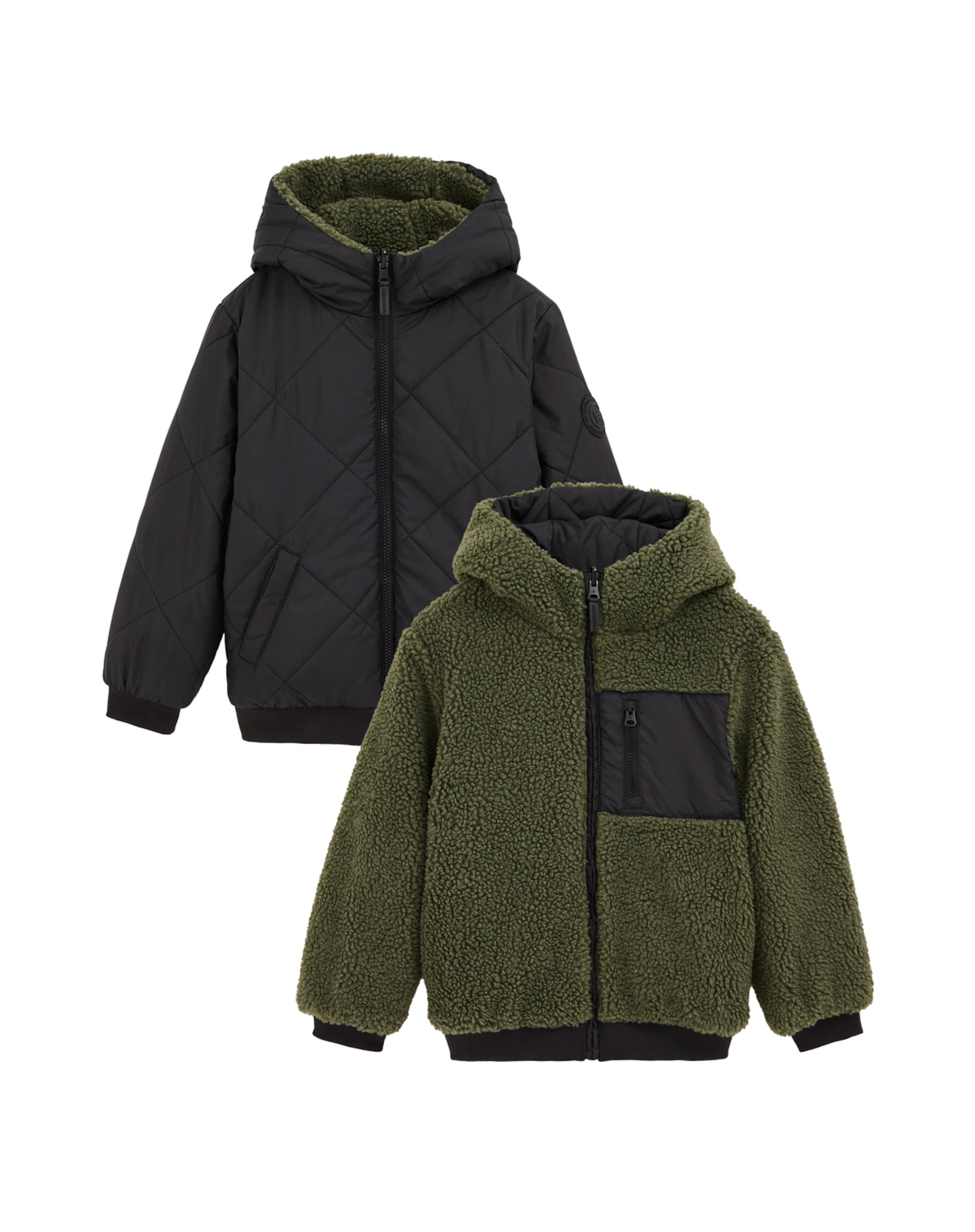 WE Fashion Välikausitakki värissä vihreä: etupuoli