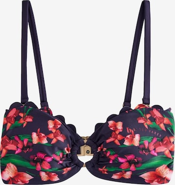 B by Ted BakerBandeau Bikini gornji dio - plava boja: prednji dio
