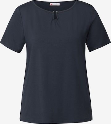 STREET ONE Shirt in Blau: Vorderseite