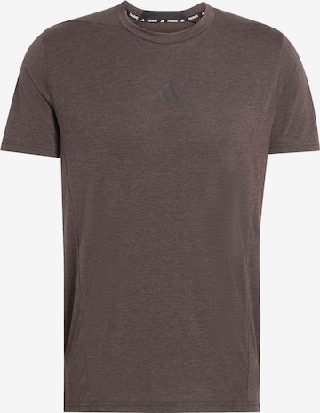 ADIDAS PERFORMANCE Παντελόνι φόρμας 'Designed For Training' σε καφέ: μπροστά