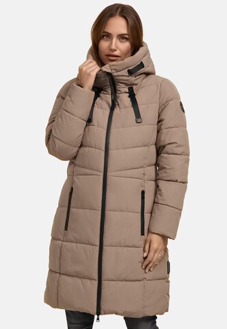 MARIKOO - Abrigo de invierno 'Natsukoo XVI' en beige: frente