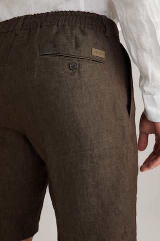 JOOP! Loose fit Pleated Pants 'Dinghy' in Brown