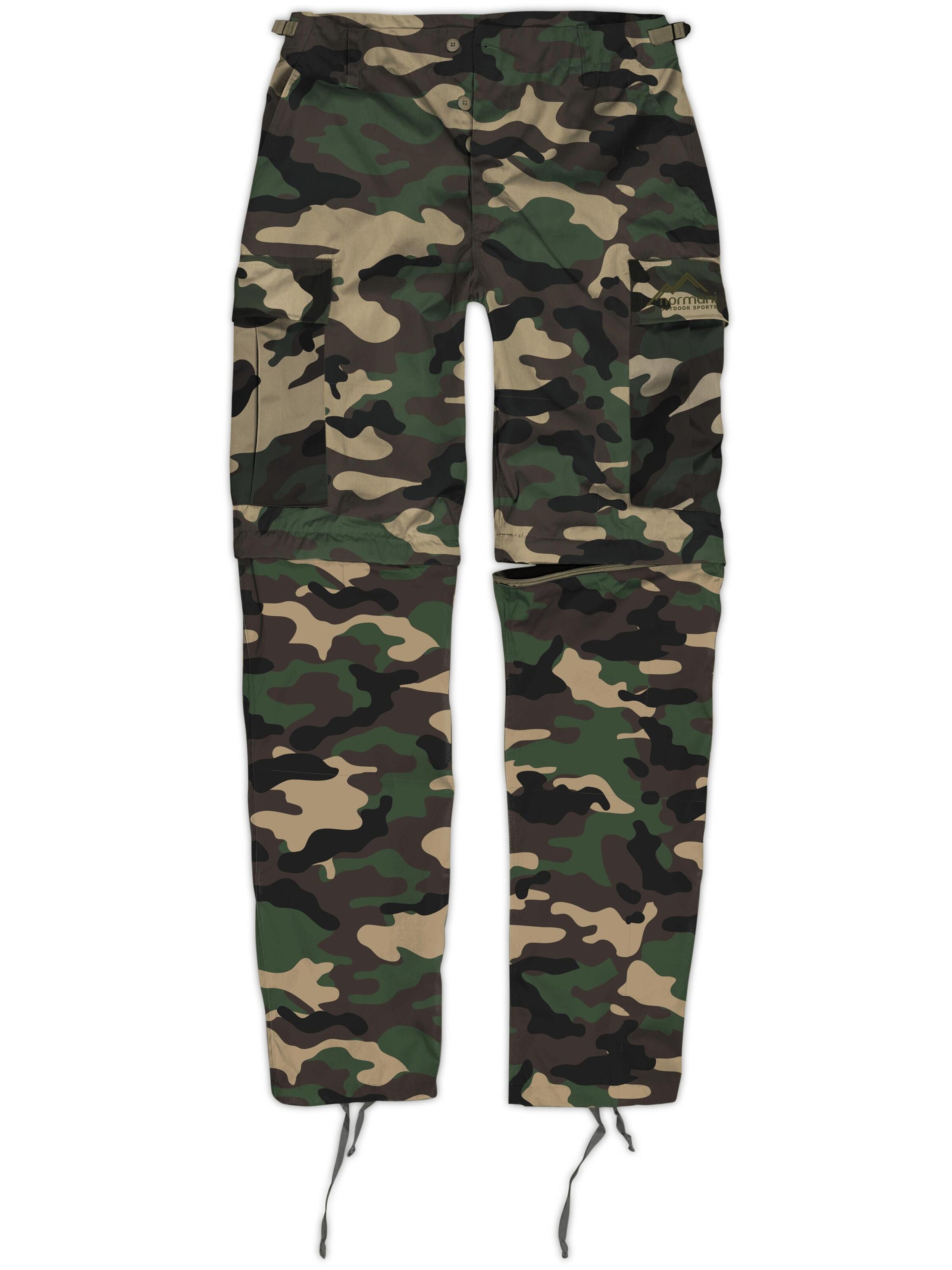 normani Regular Outdoorhose 'Pioneer' in Mischfarben: Vorderseite