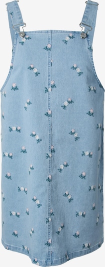 Rochie 'PCFlora' PIECES pe albastru denim / verde pin / rosé, Vizualizare produs