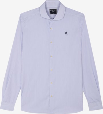Chemise Scalpers en bleu : devant