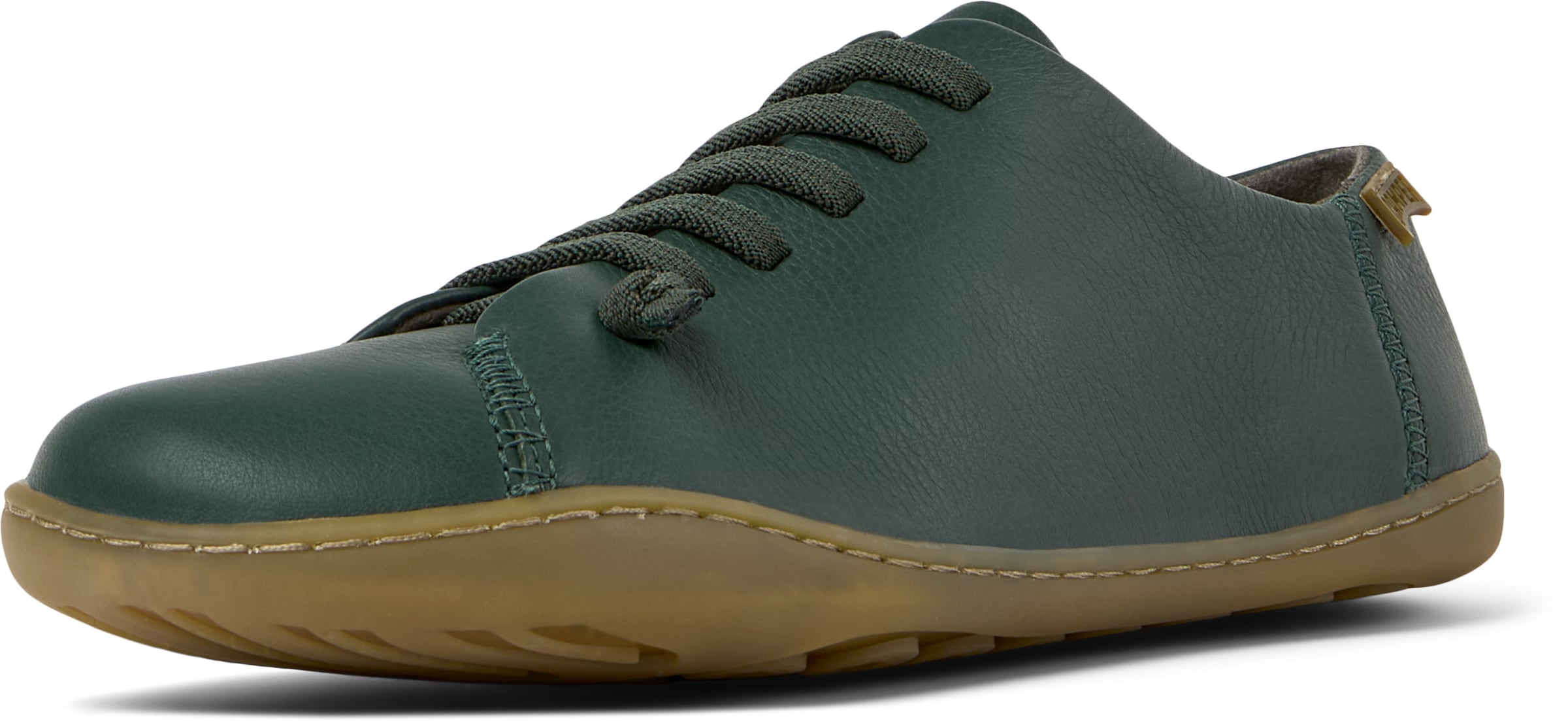 CAMPER Schnürschuh 'Peu Cami' in Grün: Vorderseite