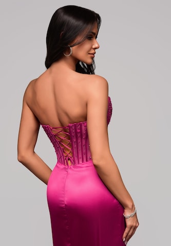 Ombre Evening dress in Pink