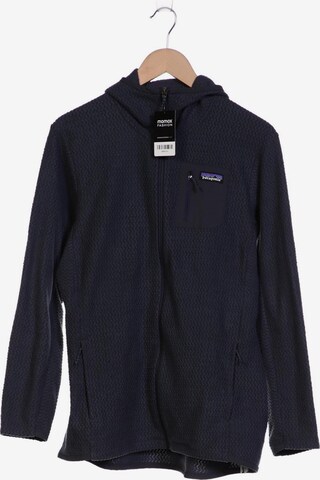 PATAGONIA Kapuzenpullover XL in Blau: predná strana