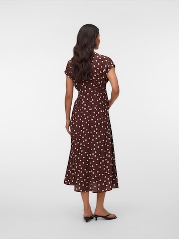Vero Moda Maternity Košeľové šaty 'VMMELISA' - Hnedá
