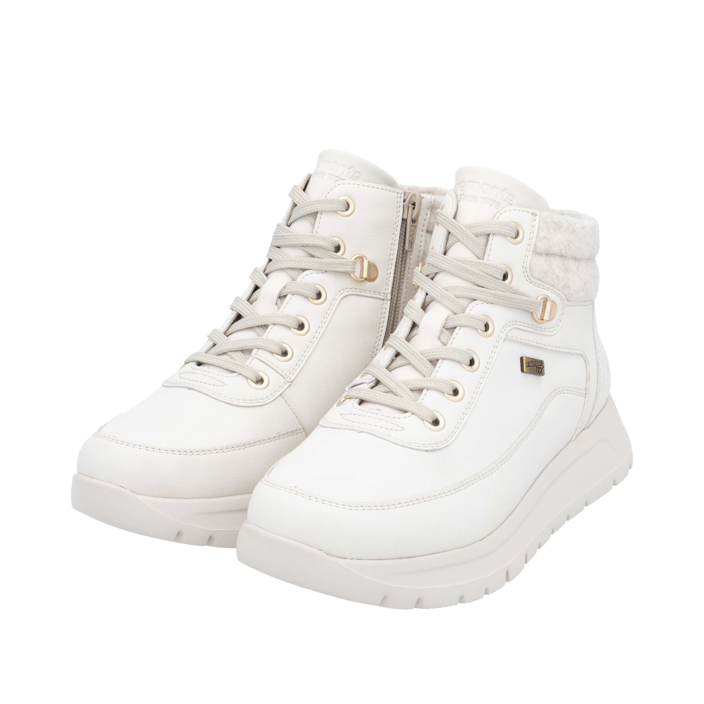 Bottines à lacets REMONTE en blanc