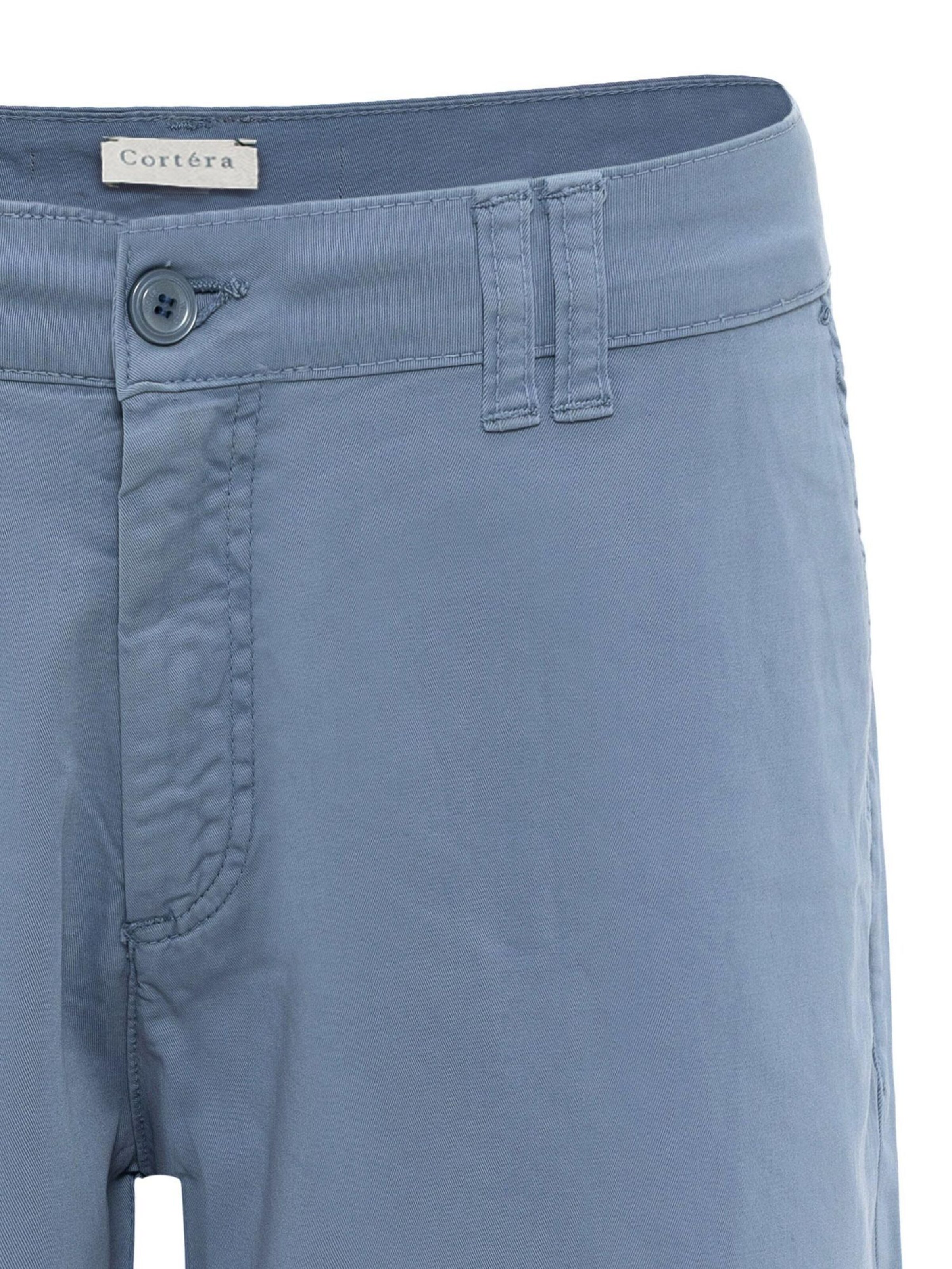 Regular Pantalon Cortera en gris