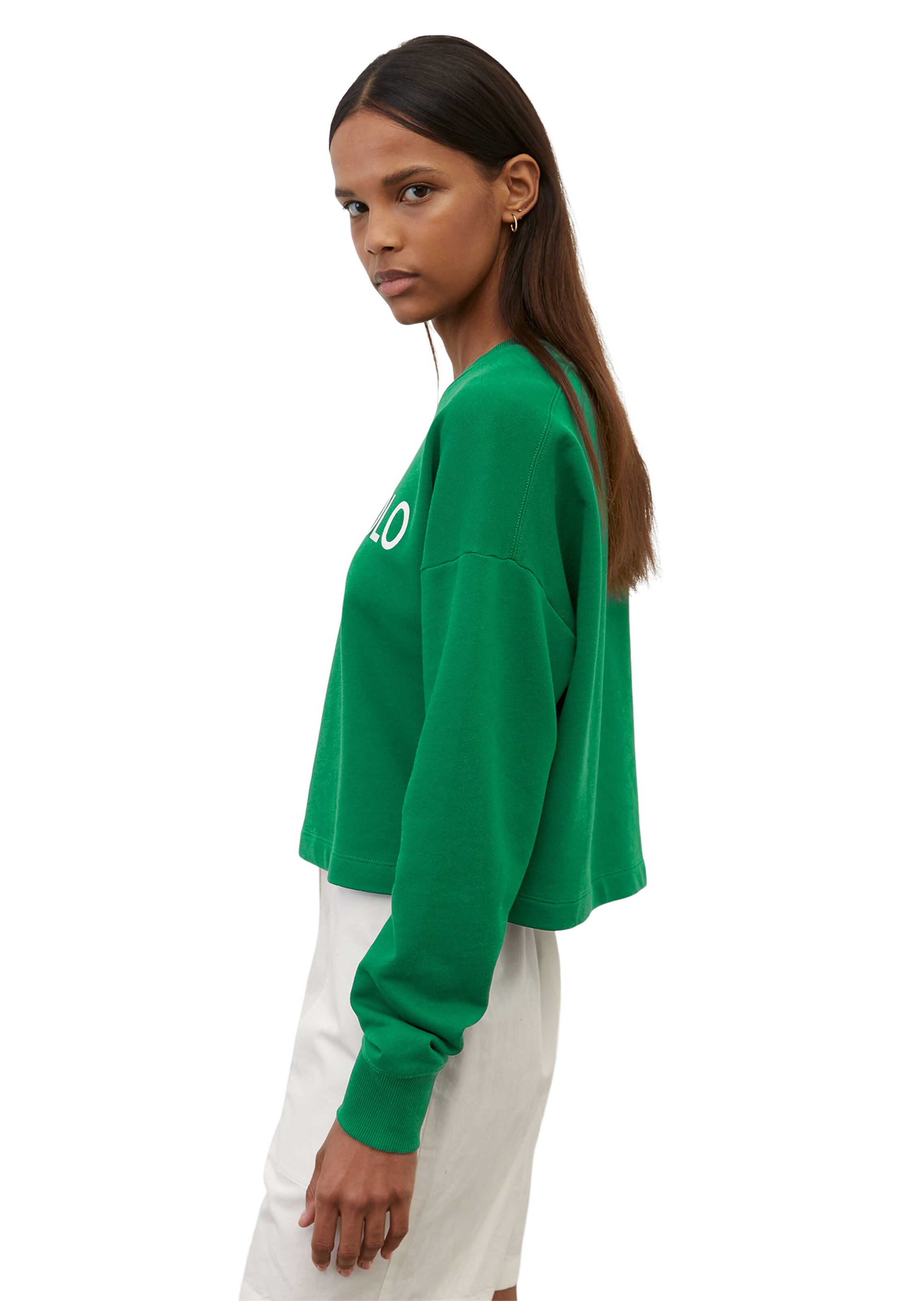 Frauen Sweat Marc O'Polo Sweatshirt in Grün - UO92854 Frauen Sweat Marc O'Polo Sweatshirt in Grün - UO92854