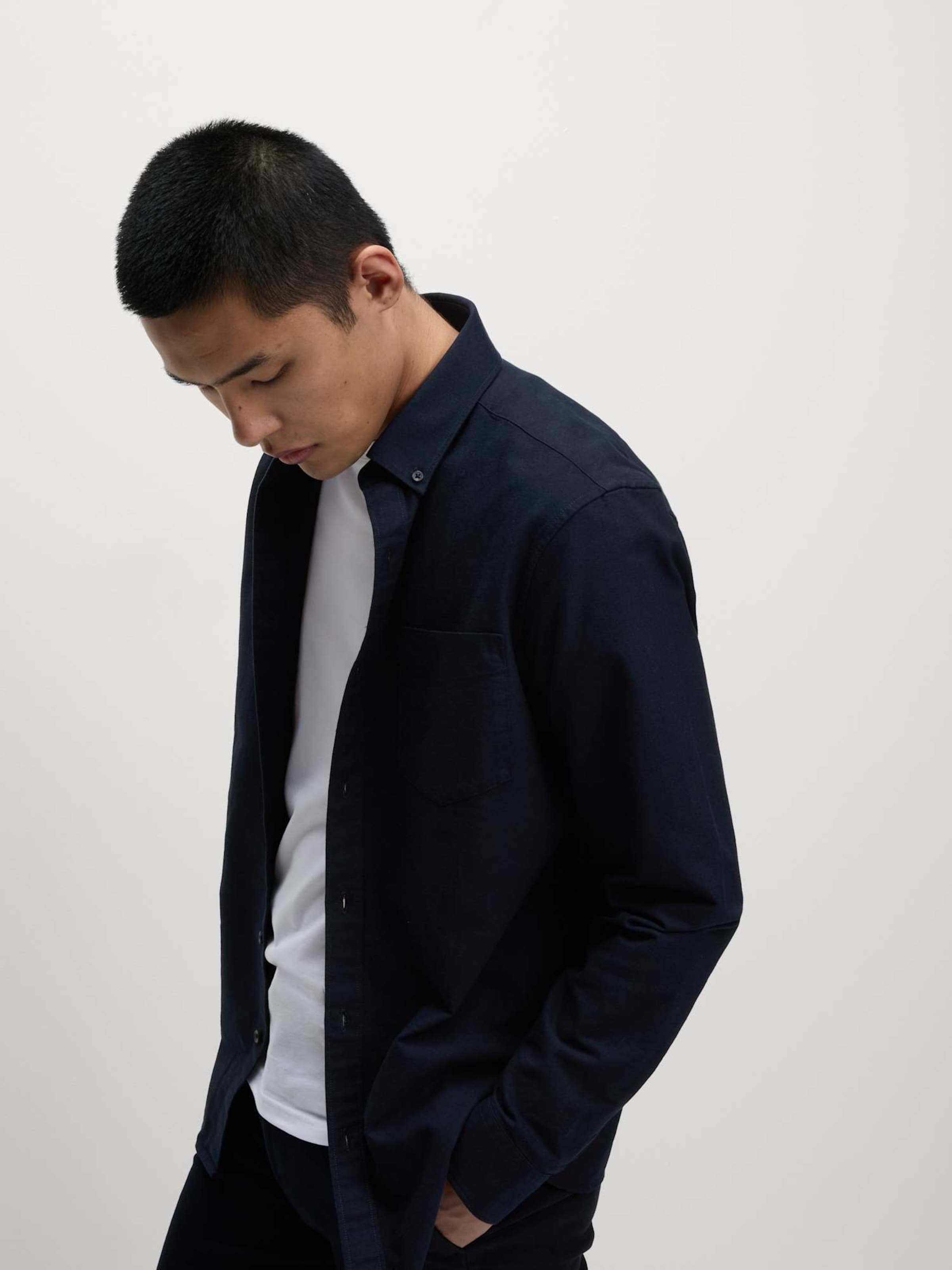 Regular fit Camicia di Marks & Spencer in blu