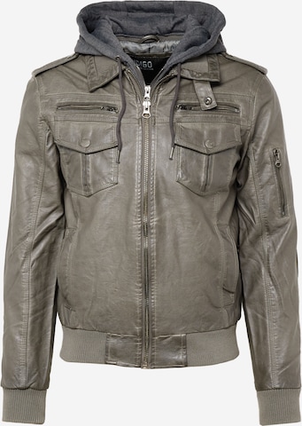 INDICODE JEANS - Chaqueta de entretiempo 'Aaron' en gris: frente