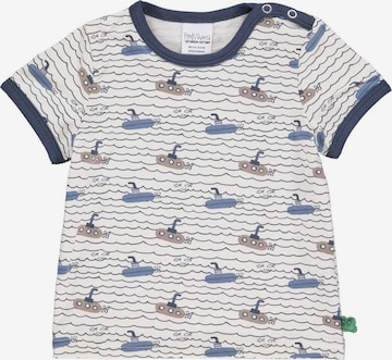 Fred's World by GREEN COTTON - Camiseta 'Submarine' en blanco: frente