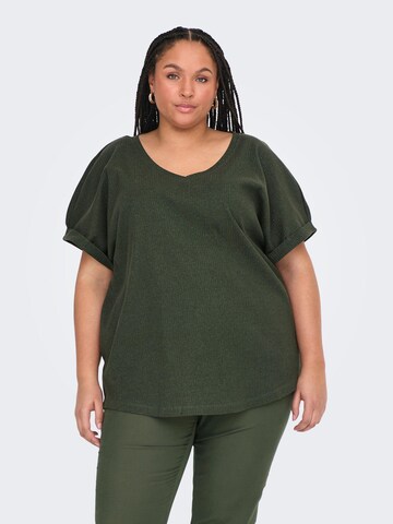 T-shirt 'CARAsia' ONLY Carmakoma en vert : devant