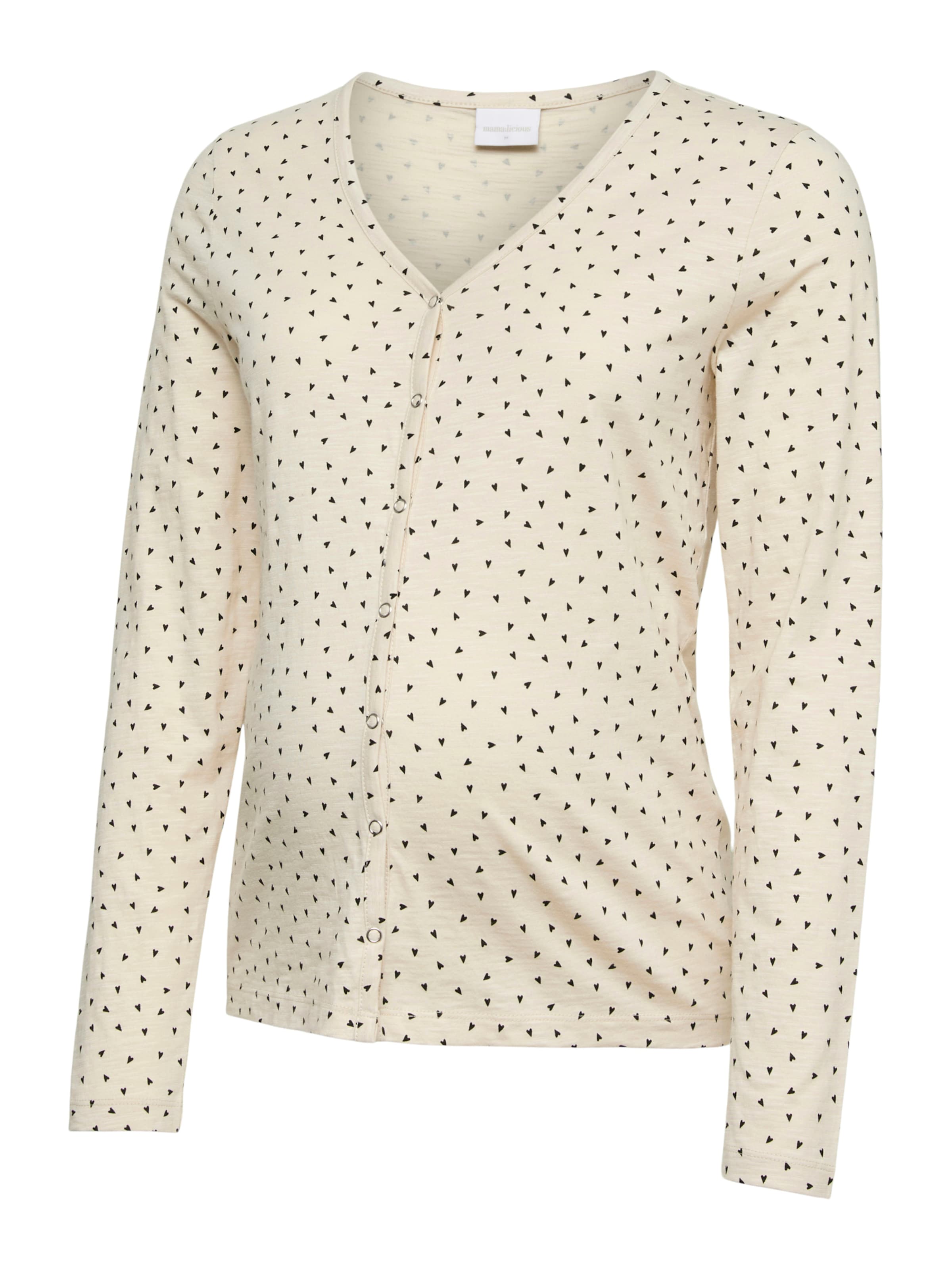 Pigiama 'MLMira' di MAMALICIOUS in beige: frontale