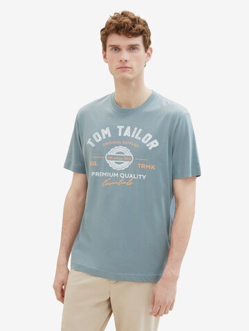 T-Shirt TOM TAILOR en gris : devant