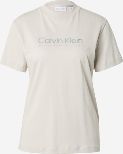 Marškinėliai iš Calvin Klein, spalva – pilka / šviesiai pilka, Prekių apžvalga