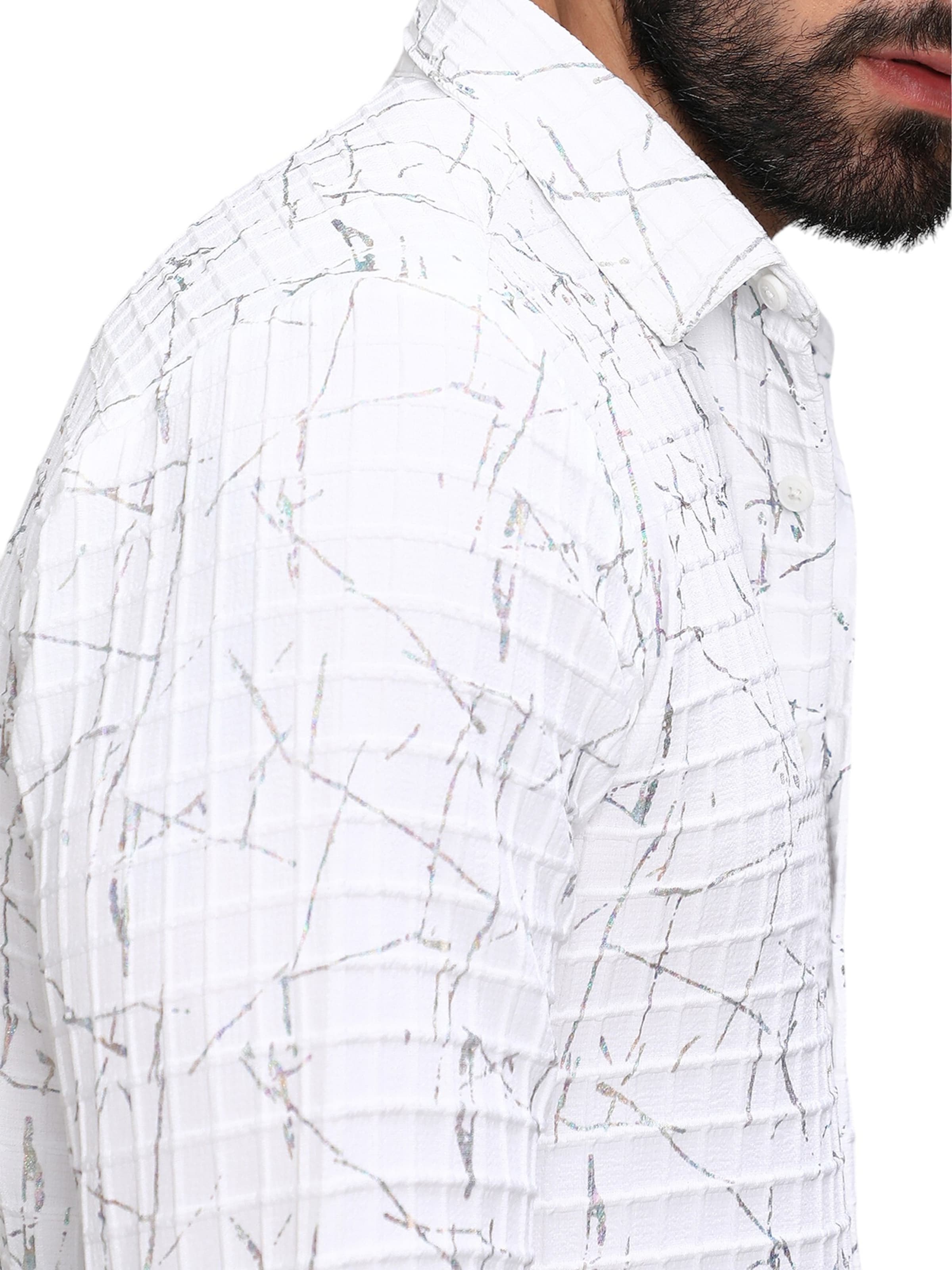 Campus Sutra Comfort Fit Hemd 'Susie' in Weiß