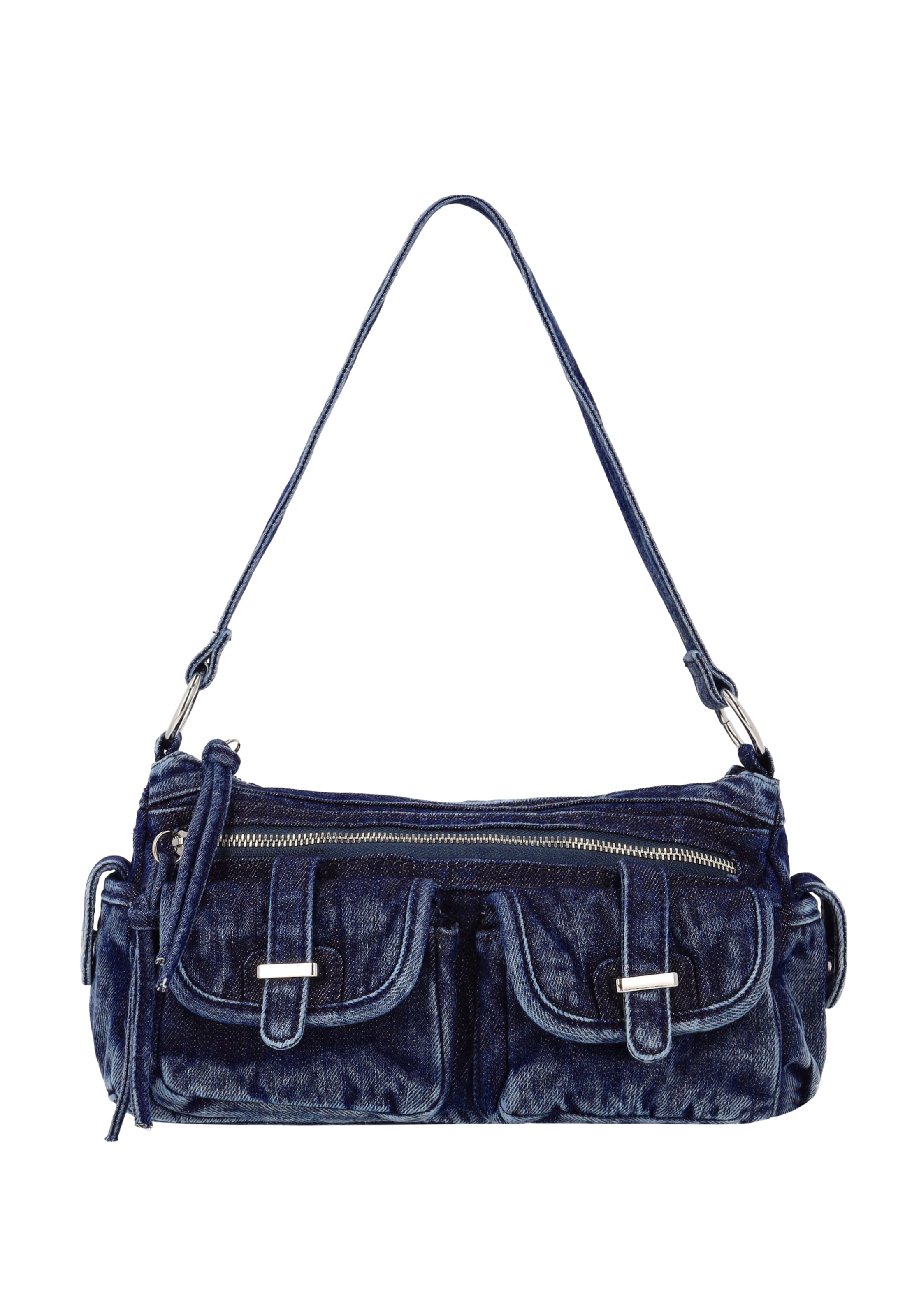 myMo ROCKS - Mala de ombro 'Rocks' em azul: frente