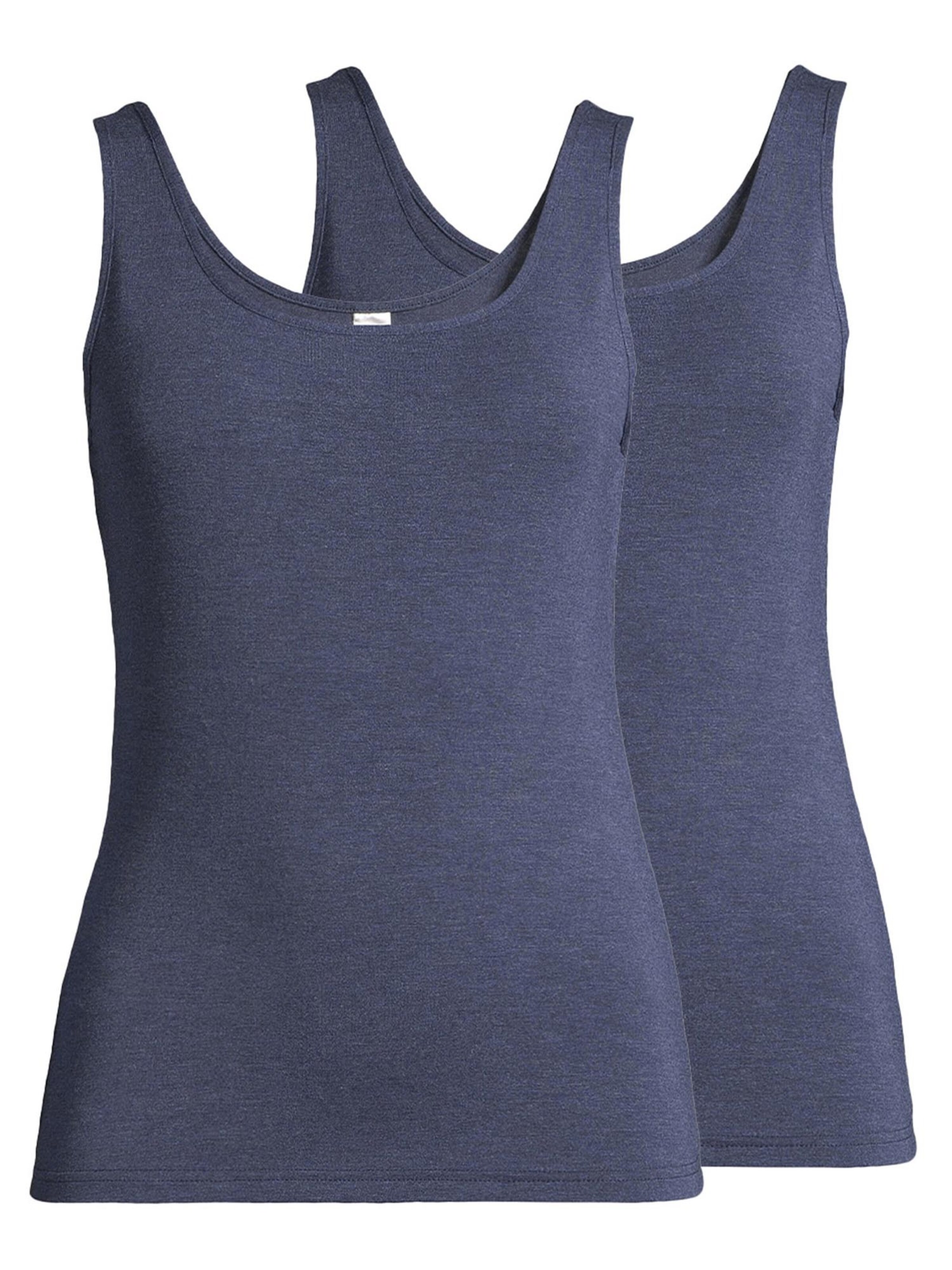 Nina von C. Undershirt 'Light & Easy' in Blue: front