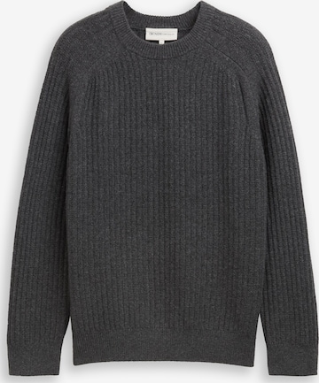 TOM TAILOR DENIM Pullover in Grau: Vorderseite