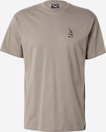 Maglietta 'What The Duck Tee' di Iriedaily in verde: frontale