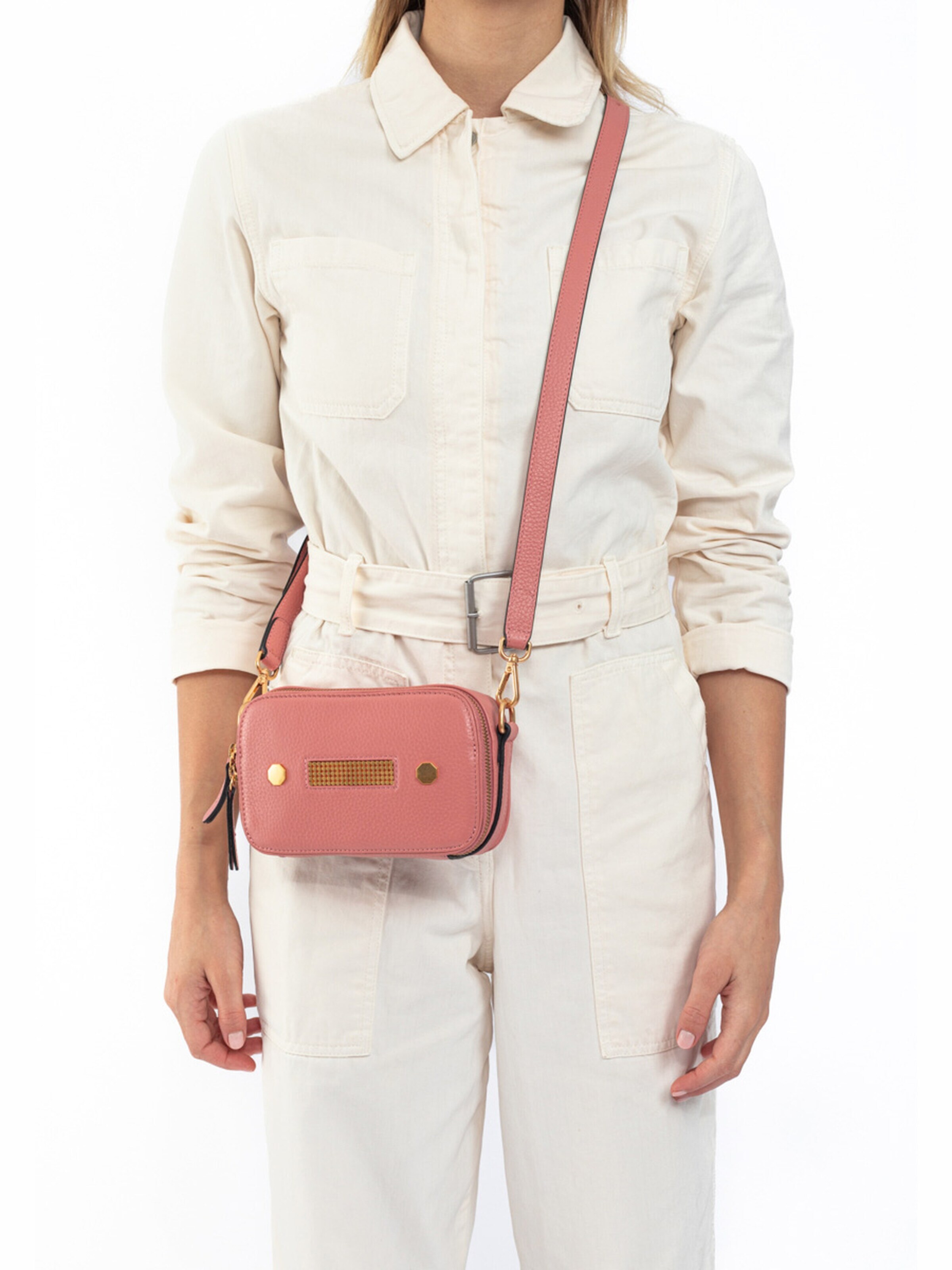 Clio Crossbody bag 'NOTOS GRAINED' in Pink