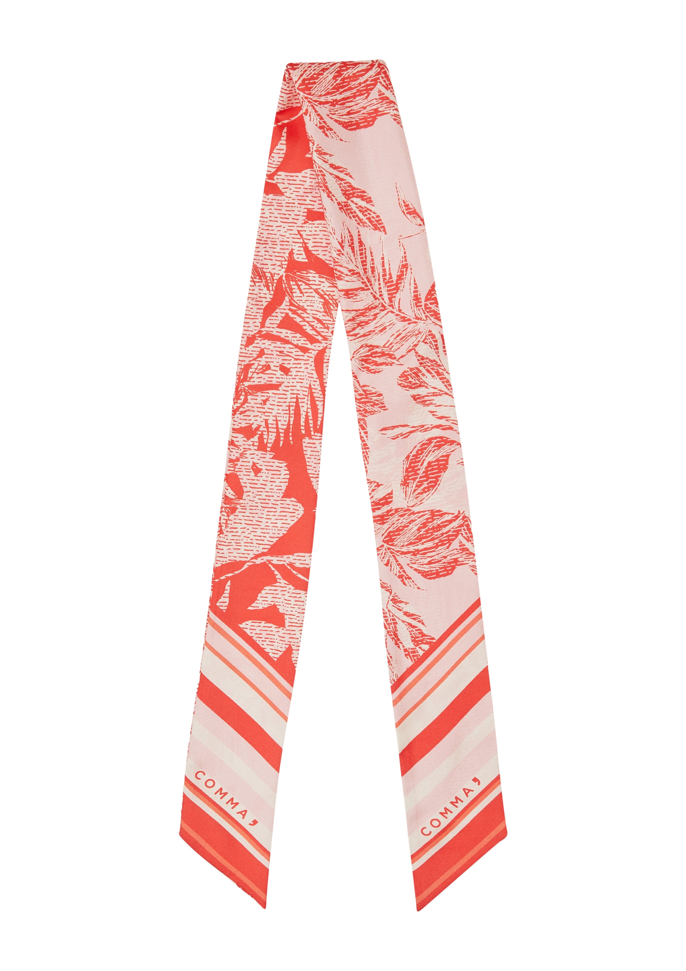 Écharpe COMMA en orange : devant