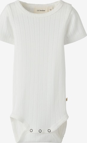 Lil'Atelier Rompertje/body in Wit: voorkant