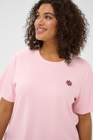KAFFE CURVE - Camisa 'KCAnnia' em rosa