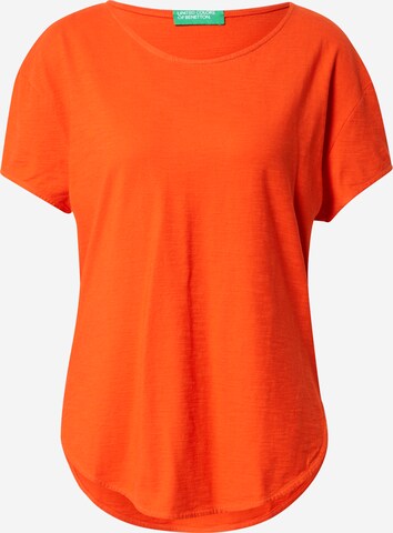 Tricou de la UNITED COLORS OF BENETTON pe portocaliu: față