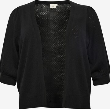 Cardigan 'KCdalina' KAFFE CURVE en noir : devant