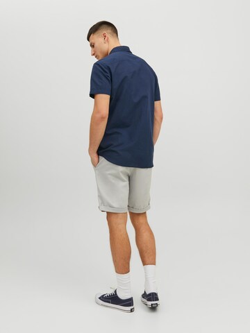 zils JACK & JONES Standarta piegriezums Krekls 'Summer'