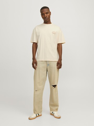T-Shirt JACK & JONES en beige