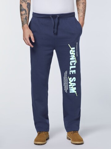 UNCLE SAM Regular Pants in Blue: front