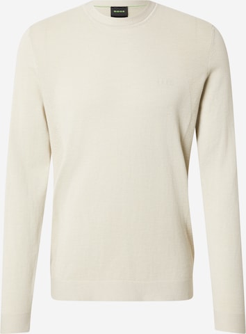 Pull-over 'Momentum-Lite' BOSS en beige : devant
