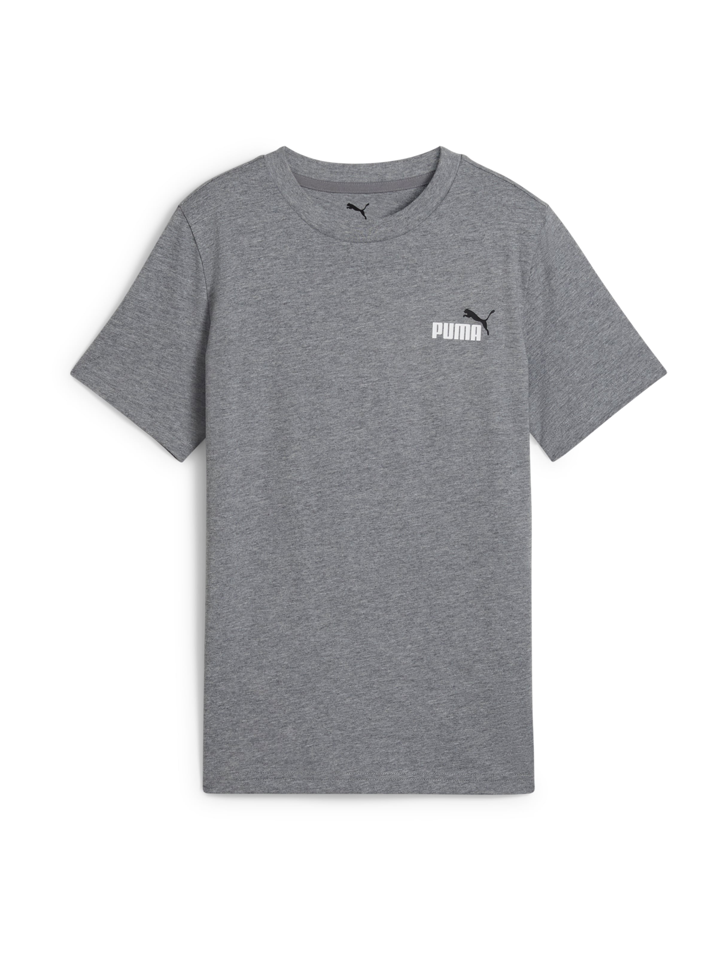 PUMA Футболка 'ESS No. 1' в Серый: спереди