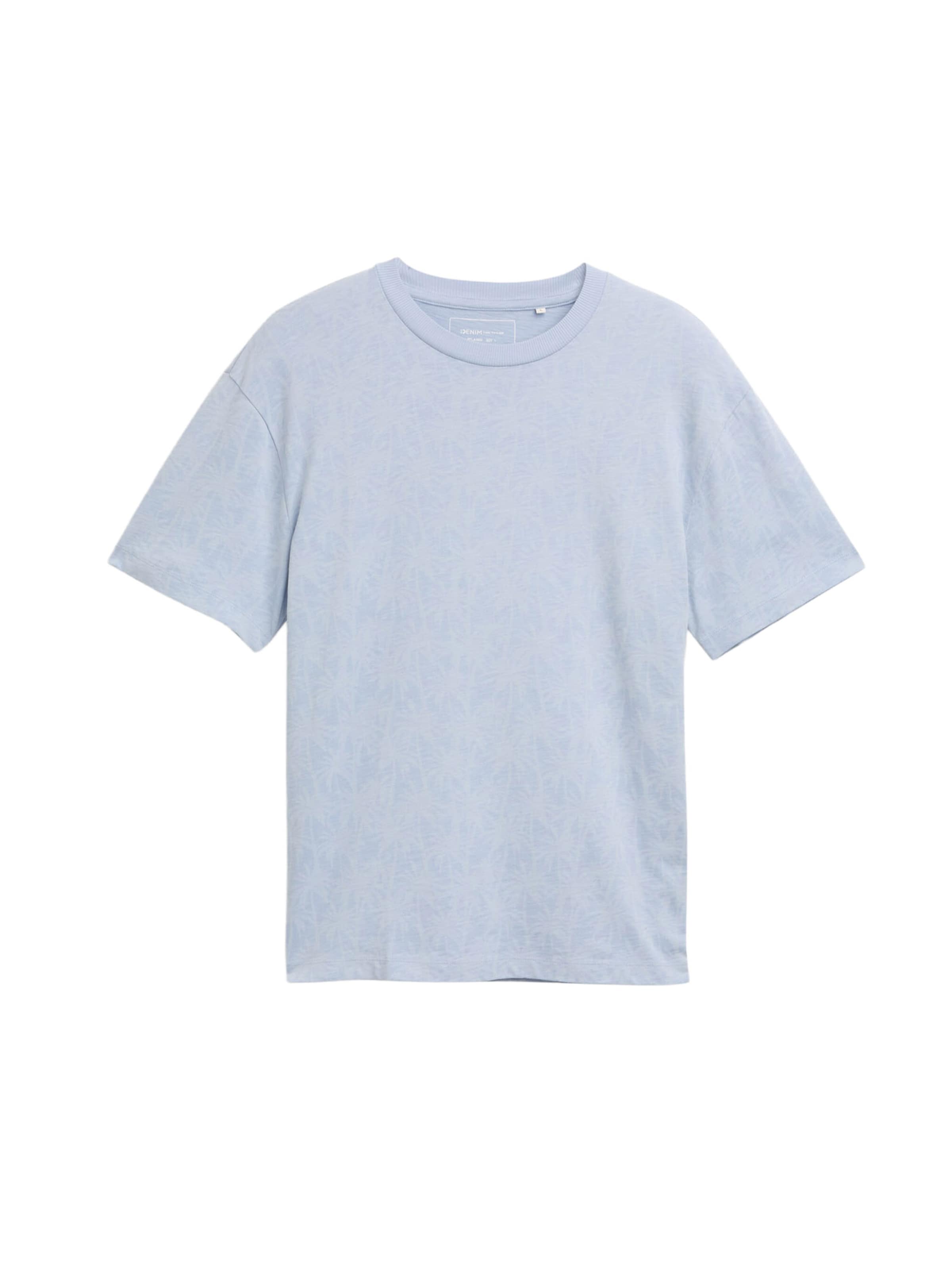 Tricou de la TOM TAILOR DENIM pe albastru: față