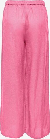 ONLY Zvonové kalhoty Kalhoty 'VIVA' – pink