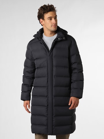 Finshley & Harding Winter Coat 'Fudo' in Blue: front