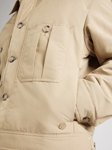 BOSS Between-season jacket 'C-Coveglow' in Beige