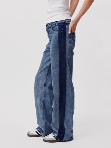 LeGer by Lena Gercke - Pierna ancha Vaquero 'Felicia' en azul: lado