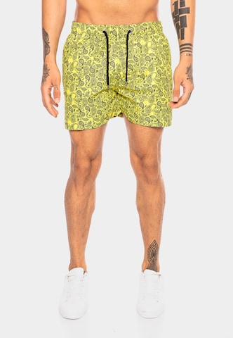 Redbridge Board Shorts in Yellow: front